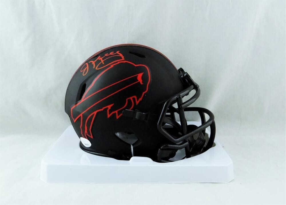 Jim Kelly Autographed Buffalo Bills Eclipse Mini Helmet