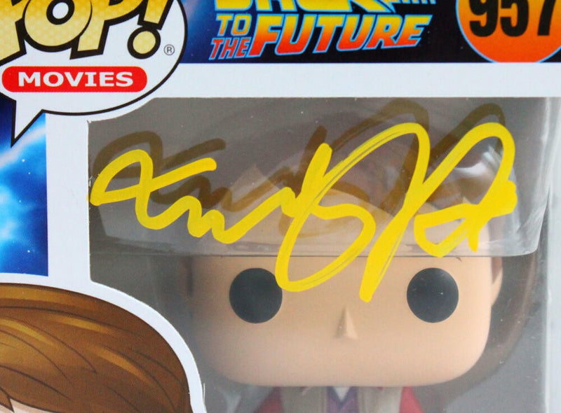 Michael J. Fox Signed Marty 1955 Funko Pop Figurine #957