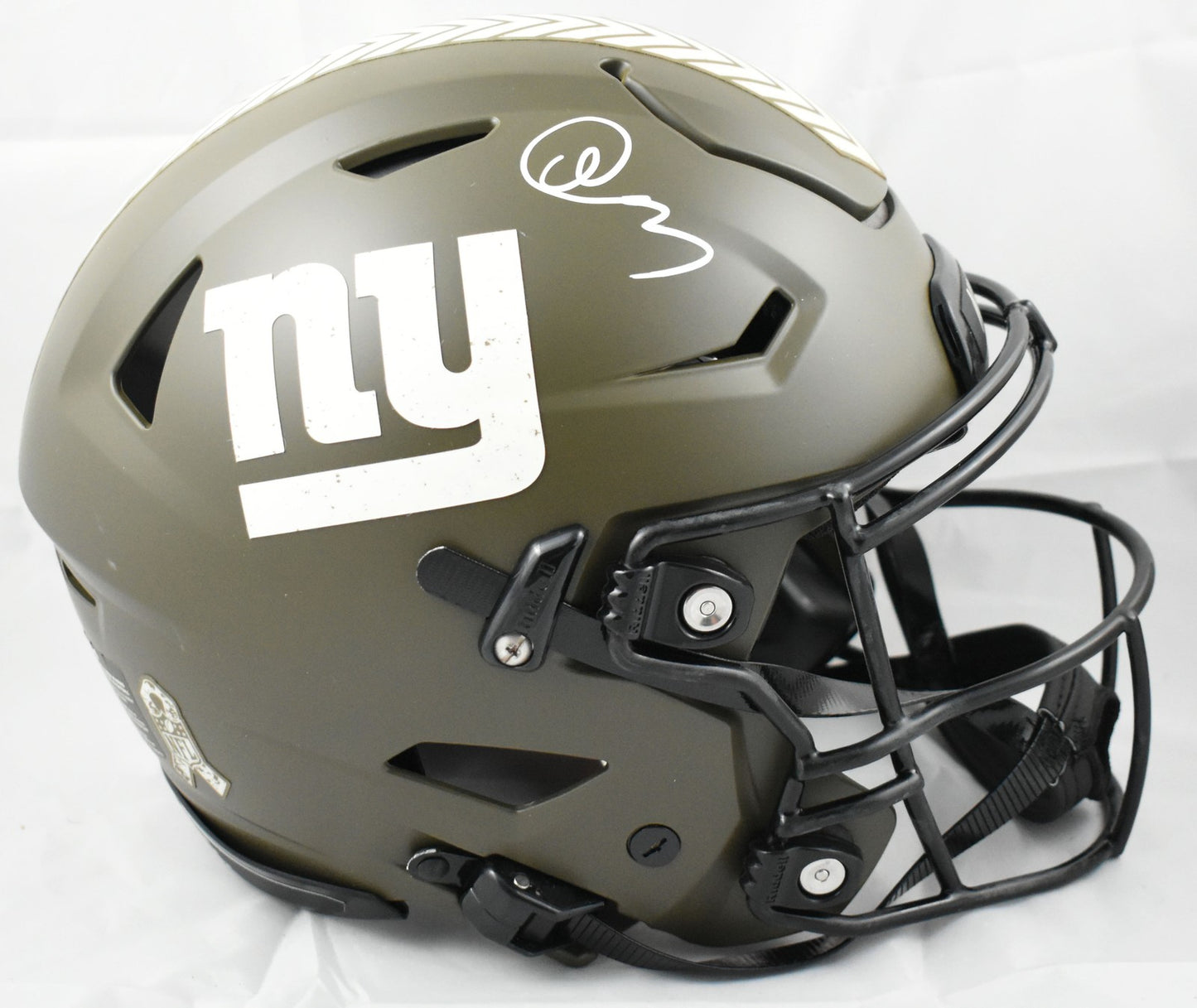 Abdul Carter Signed New York Giants Salute to Service Speedflex Helmet
