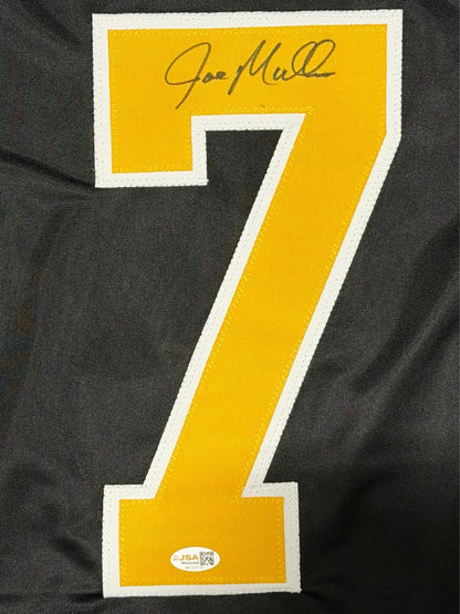 Joe Mullen Signed Pittsburgh Penguins Custom Hockey Jersey (JSA COA)