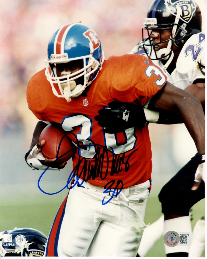 Terrell Davis Autographed Denver Broncos 8x10 Photo