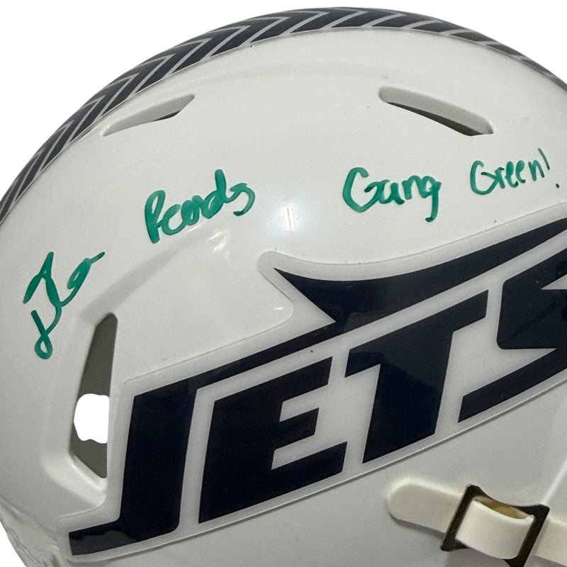 D'Angelo Ponds Signed New York Jets Mini Helmet - Salute to Service