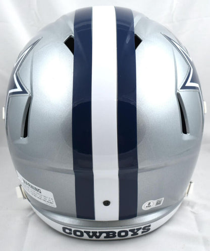 DaRon Bland Autographed Dallas Cowboys Full Size Speed Helmet - Black