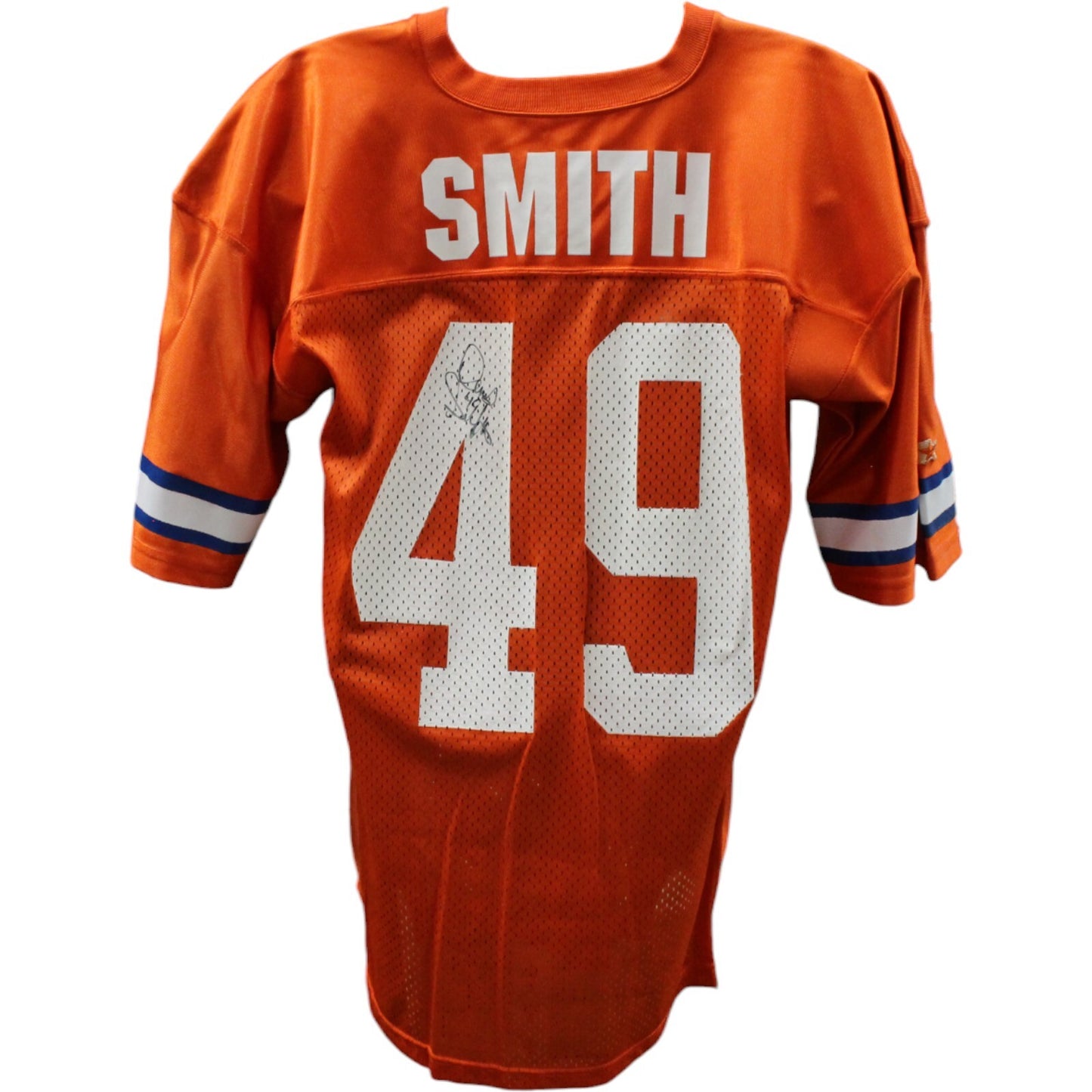 Dennis Smith Signed Denver Broncos Authentic Starter Jersey (Size 44)