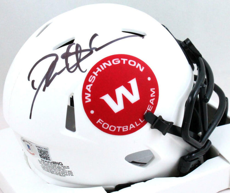 Deion Sanders Autographed Washington Football Team Lunar Mini Helmet