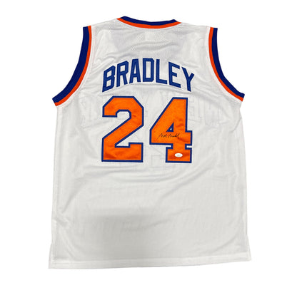 Bill Bradley Signed New York Knicks Custom Jersey (JSA COA)