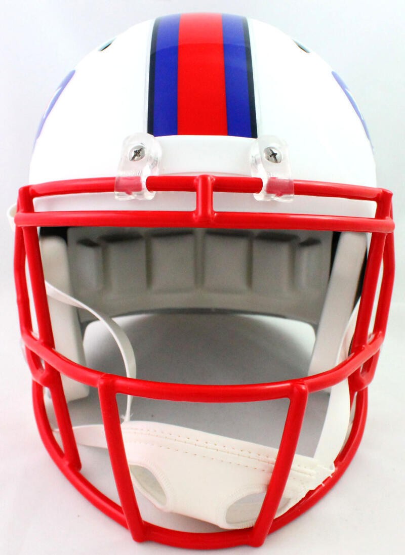 Stefon Diggs Autographed Buffalo Bills Flat White Speed Full Size Helmet
