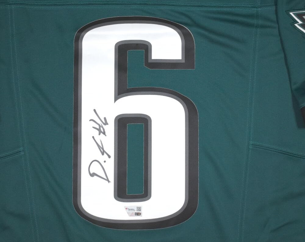 Devonta Smith Signed Philadelphia Eagles Nike Vapor Limited Jersey