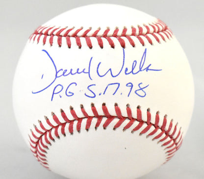 David Wells Signed Rawlings Official Major League Baseball