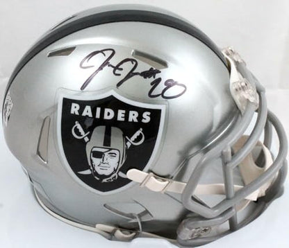 Josh Jacobs Autographed Las Vegas Raiders Flash Speed Mini Helmet