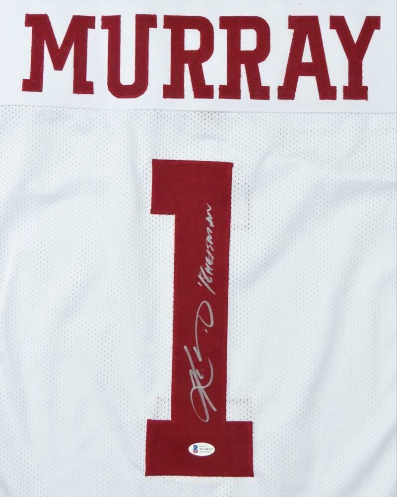 Kyler Murray Autographed White Custom Football Jersey