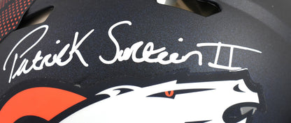 Patrick Surtain II Signed Denver Broncos Full Size Speed Authentic Helmet