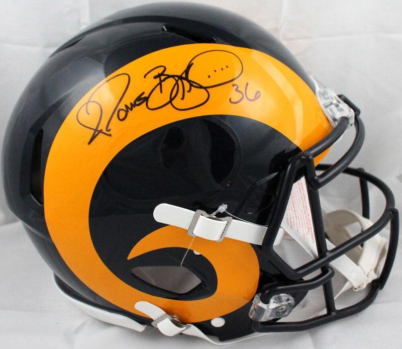 Jerome Bettis Signed Los Angeles Rams 1981-1999 Speed Authentic Helmet