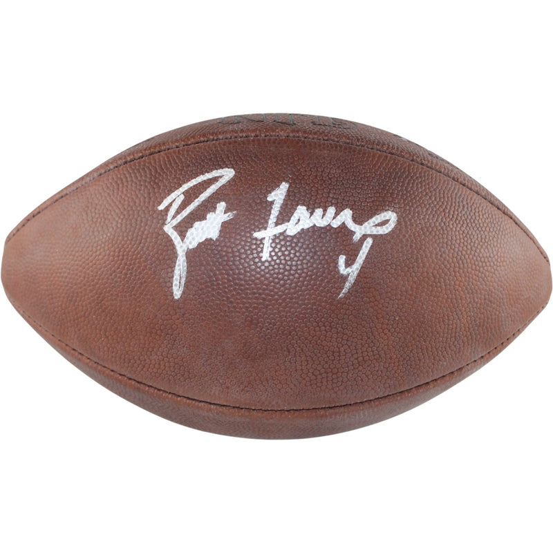 Brett Favre Autographed Green Bay Packers Wilson NFL Football