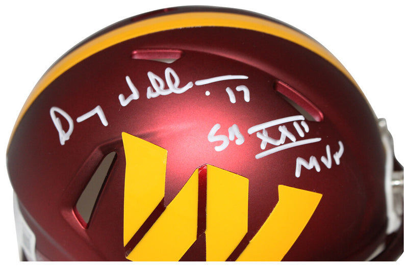 Doug Williams Autographed Washington Commanders Mini Helmet (Beckett)
