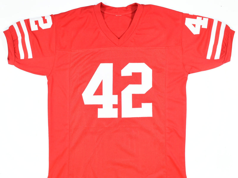 T.J. Watt Autographed Wisconsin Badgers College Style Jersey
