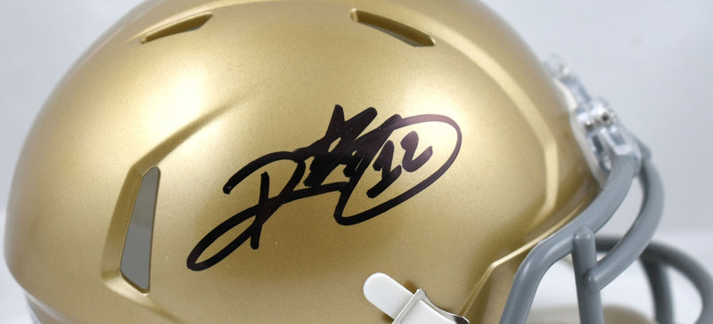 Ricky Watters Signed Notre Dame Fighting Irish Speed Mini Helmet