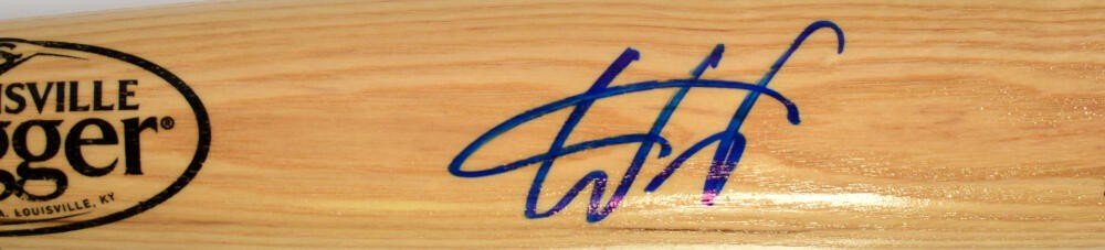 Wander Franco Autographed Louisville Slugger Pro Stock Bat