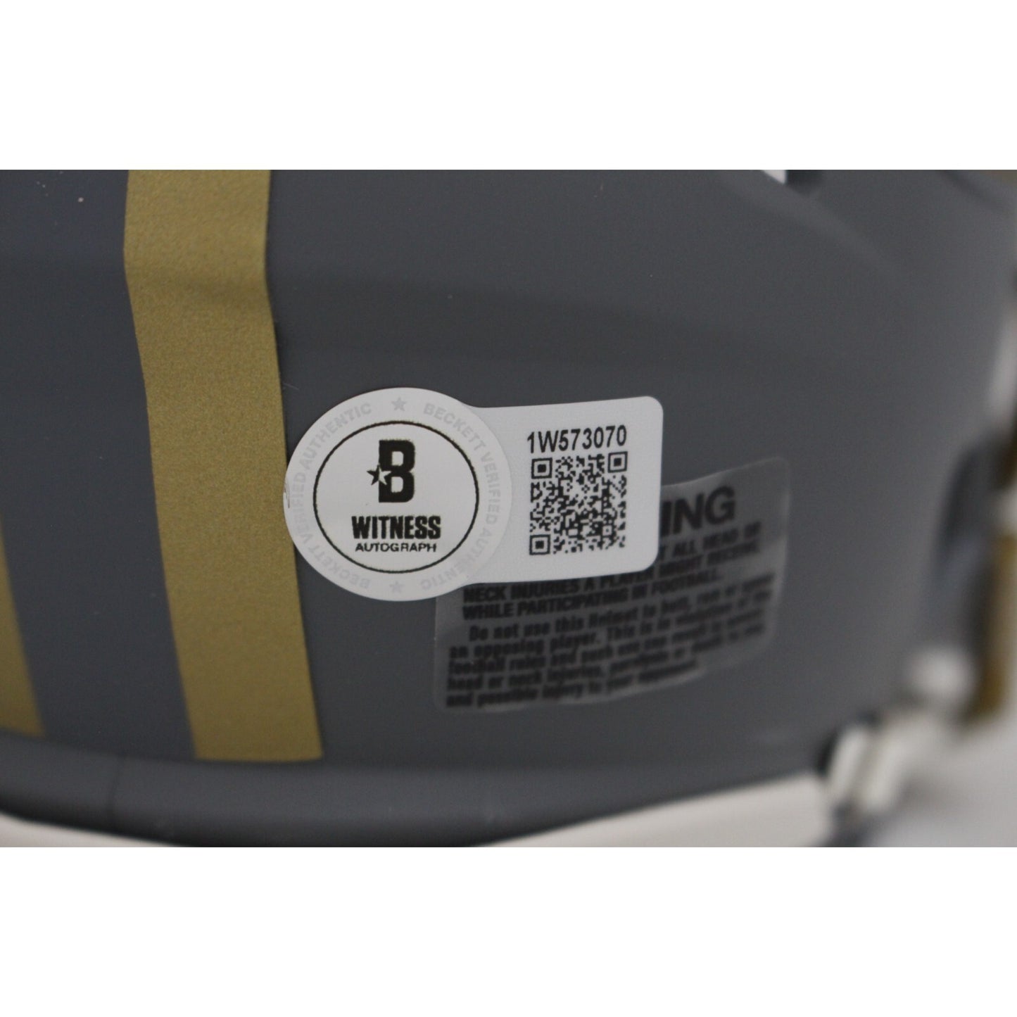 Joe Montana Signed San Francisco 49ers Slate Mini Helmet