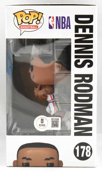 Dennis Rodman Autographed Detroit Pistons Funko Pop #178