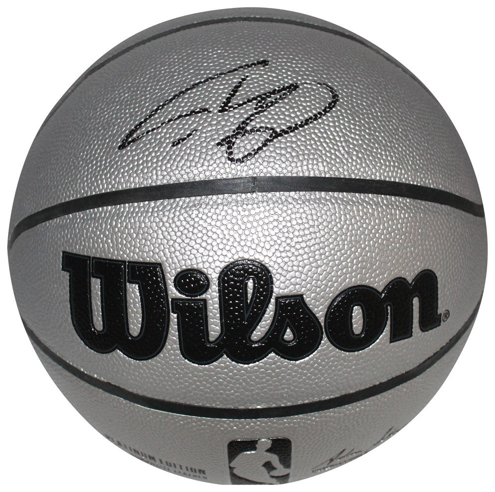 Shaquille O'Neal Autographed Los Angeles Lakers Silver Wilson Basketball