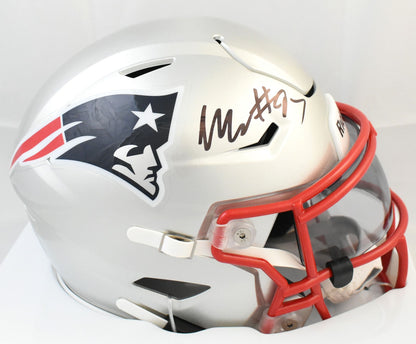 Milton Williams Signed New England Patriots Mid-Size SpeedFlex Helmet