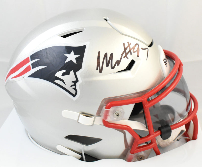 Milton Williams Signed New England Patriots Mid-Size SpeedFlex Helmet