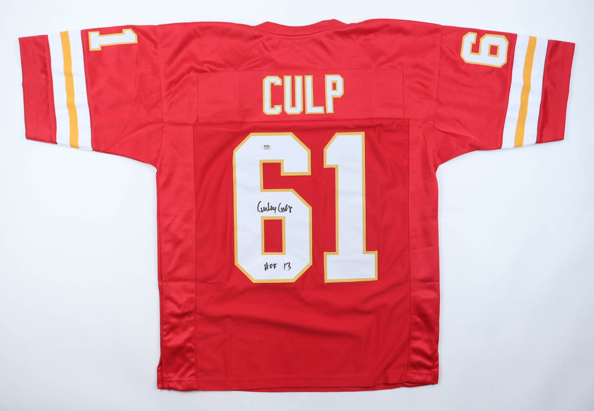 Curley Culp Autographed Kansas City Chiefs Custom Jersey