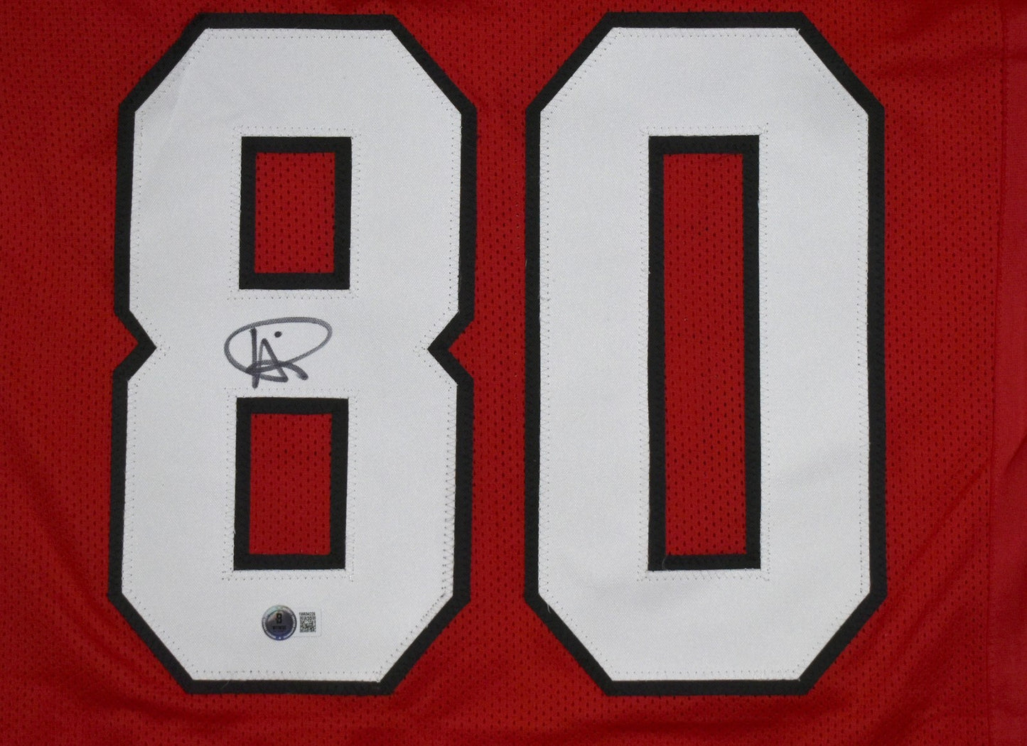 Andre Rison Autographed Red Custom Jersey
