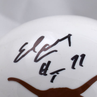 Earl Campbell Autographed Texas Longhorns Mini Helmet (HT 77 Inscription)