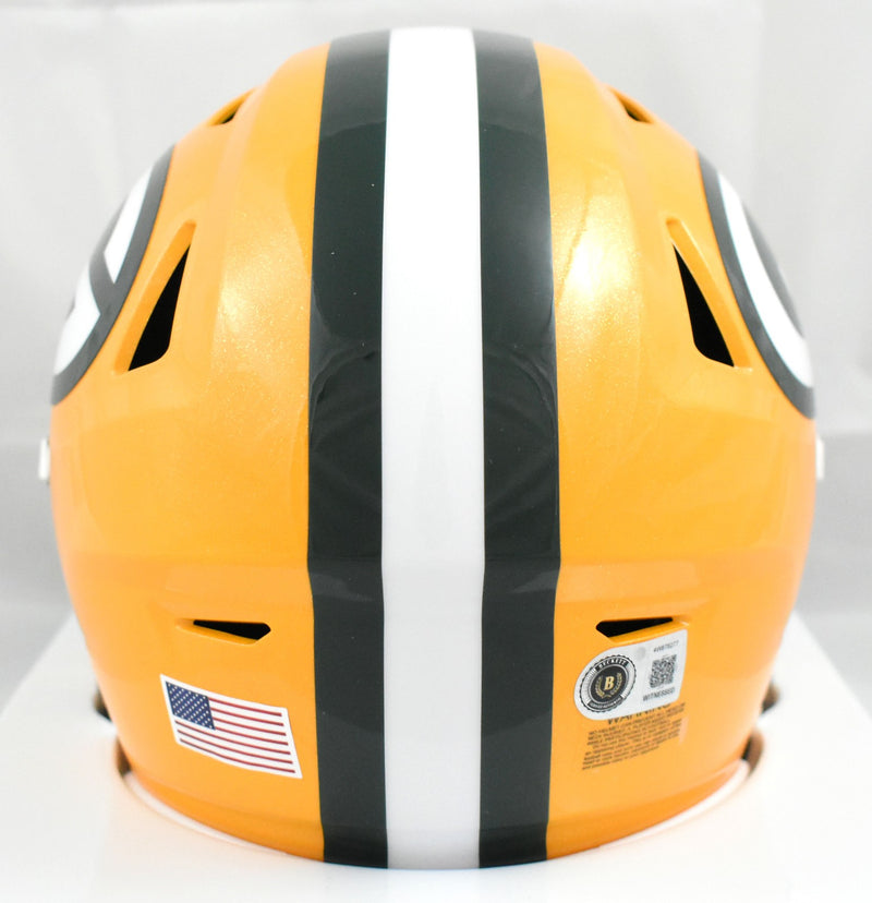 Matthew Golden Signed Green Bay Packers Mid-Size SpeedFlex Helmet