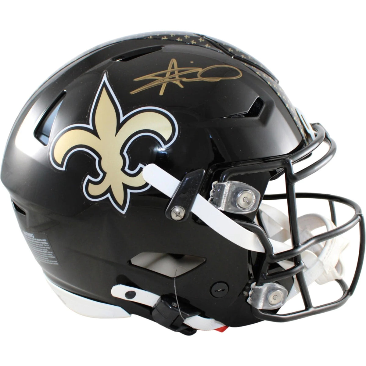 Alvin Kamara Autographed New Orleans Saints 2022 Alternate Speedflex Helmet