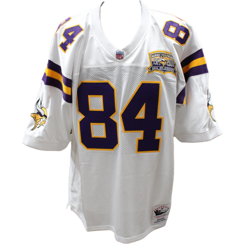 Randy Moss Signed Minnesota Vikings 2000 Mitchell & Ness White Jersey