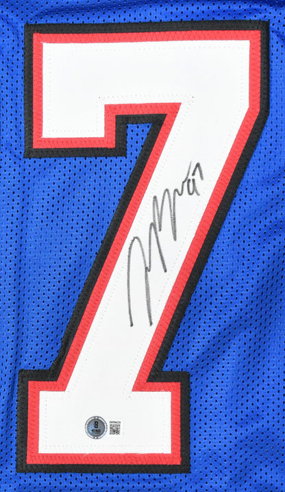 Joey Bosa Autographed Los Angeles Chargers Blue Custom Jersey