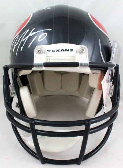 Deshaun Watson & DeAndre Hopkins Signed Houston Texans Proline Helmet - White