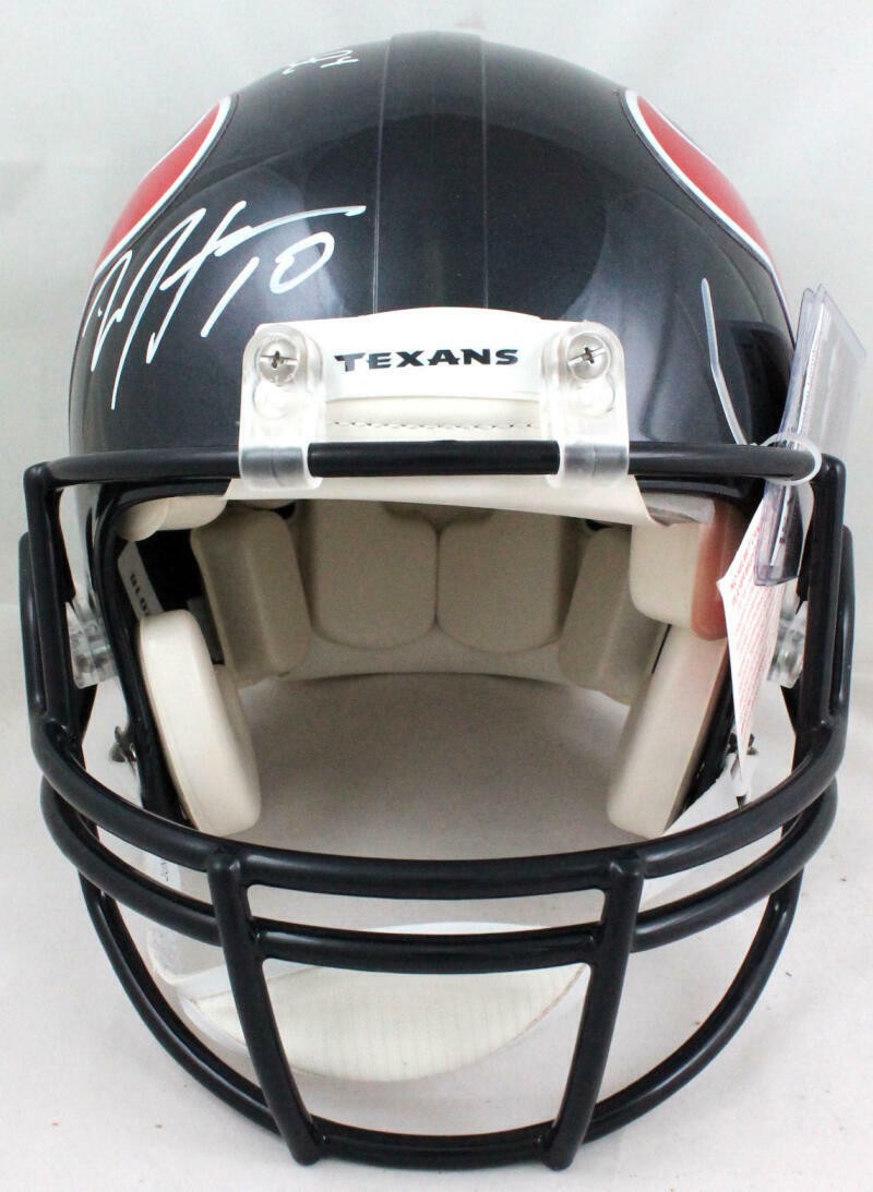 Deshaun Watson & DeAndre Hopkins Signed Houston Texans Proline Helmet - White