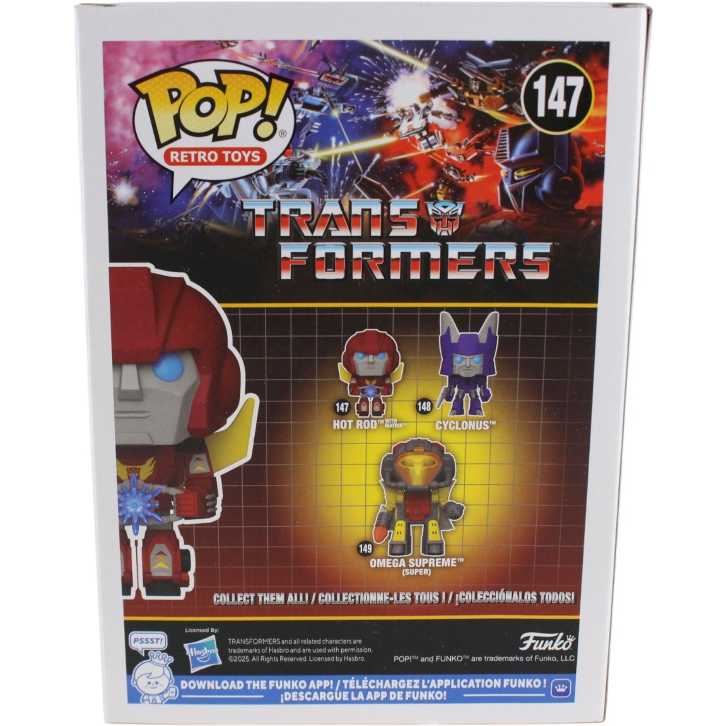 Judd Nelson Autographed Transformers Hot Rod Funko Pop #147 (Beckett)