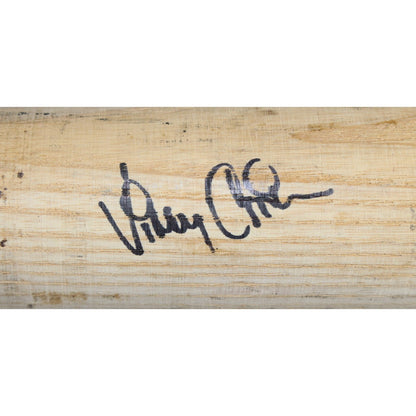 Vinny Castilla Autographed Colorado Rockies Game Used Rawlings Blonde Bat