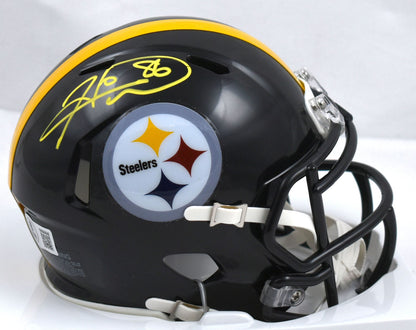 Hines Ward Signed Pittsburgh Steelers Speed Mini Helmet