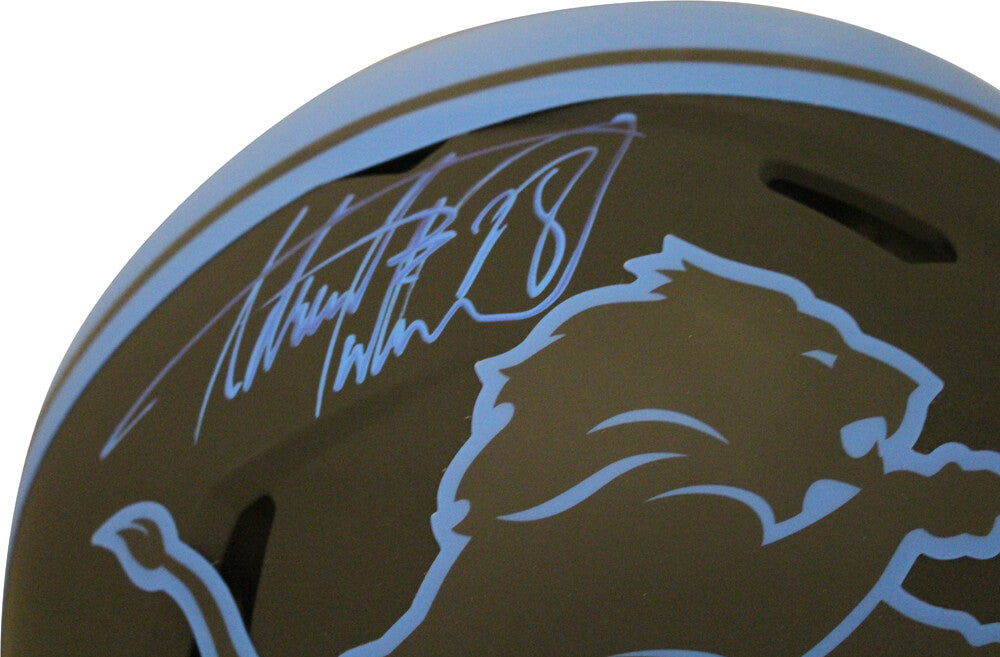 Adrian Peterson Detroit Lions Autographed Authentic Eclipse Full Size Helmet
