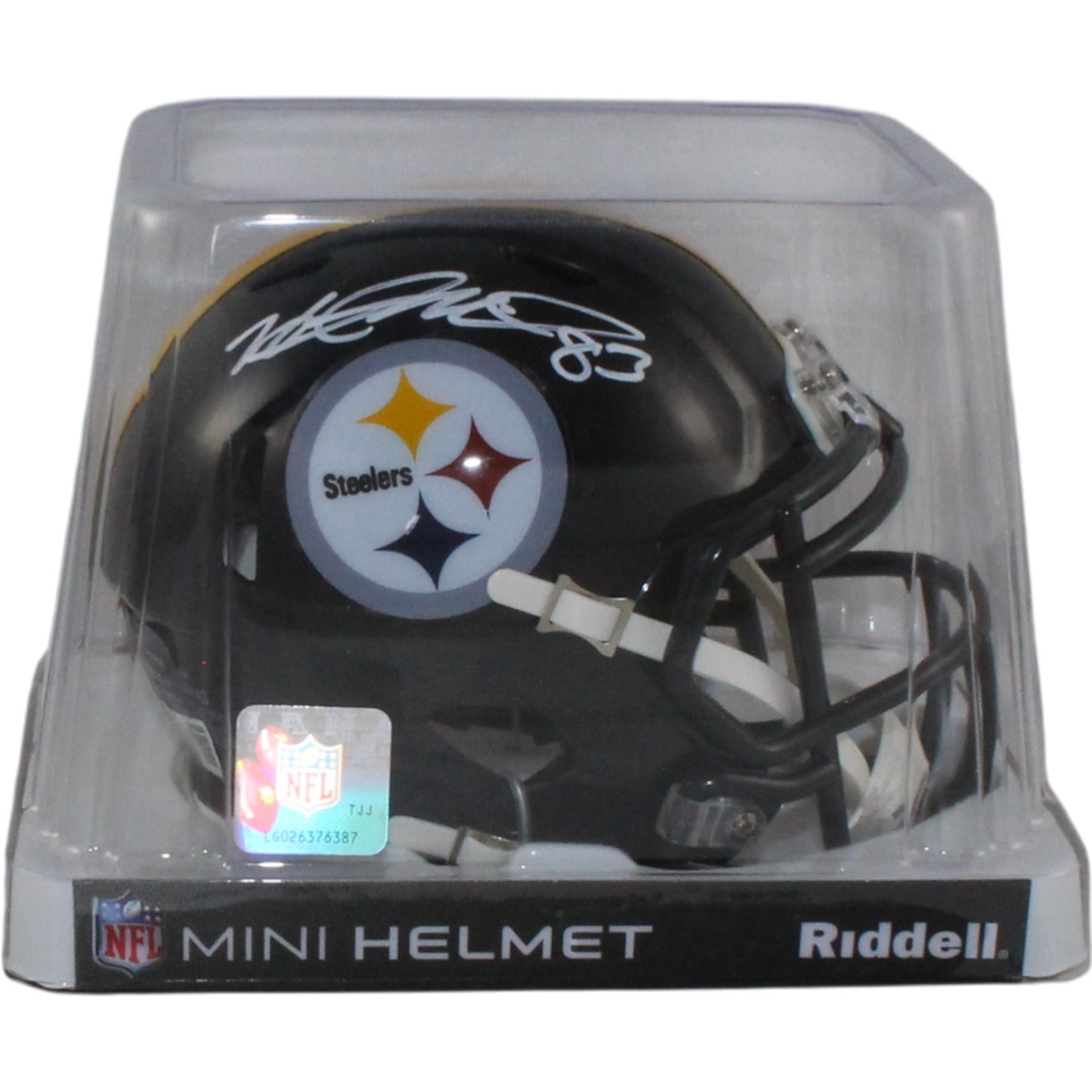 Heath Miller Autographed Pittsburgh Steelers Mini Helmet (Beckett Witnessed)