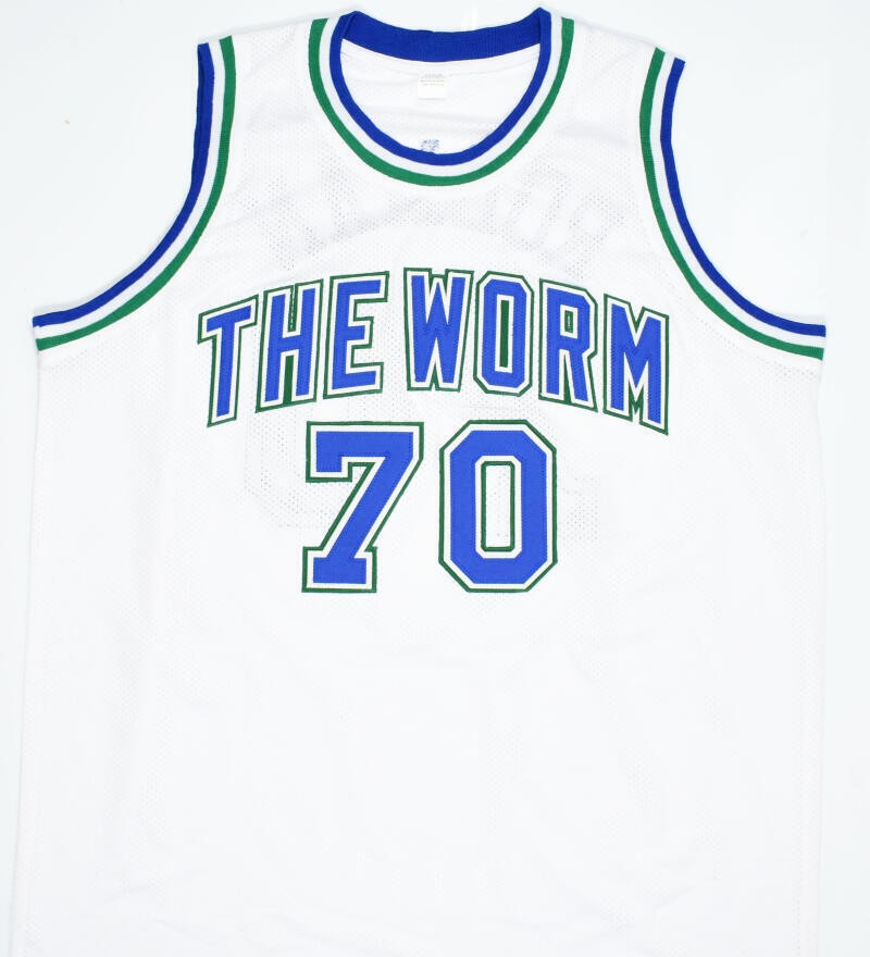 Dennis Rodman Autographed Custom White Jersey