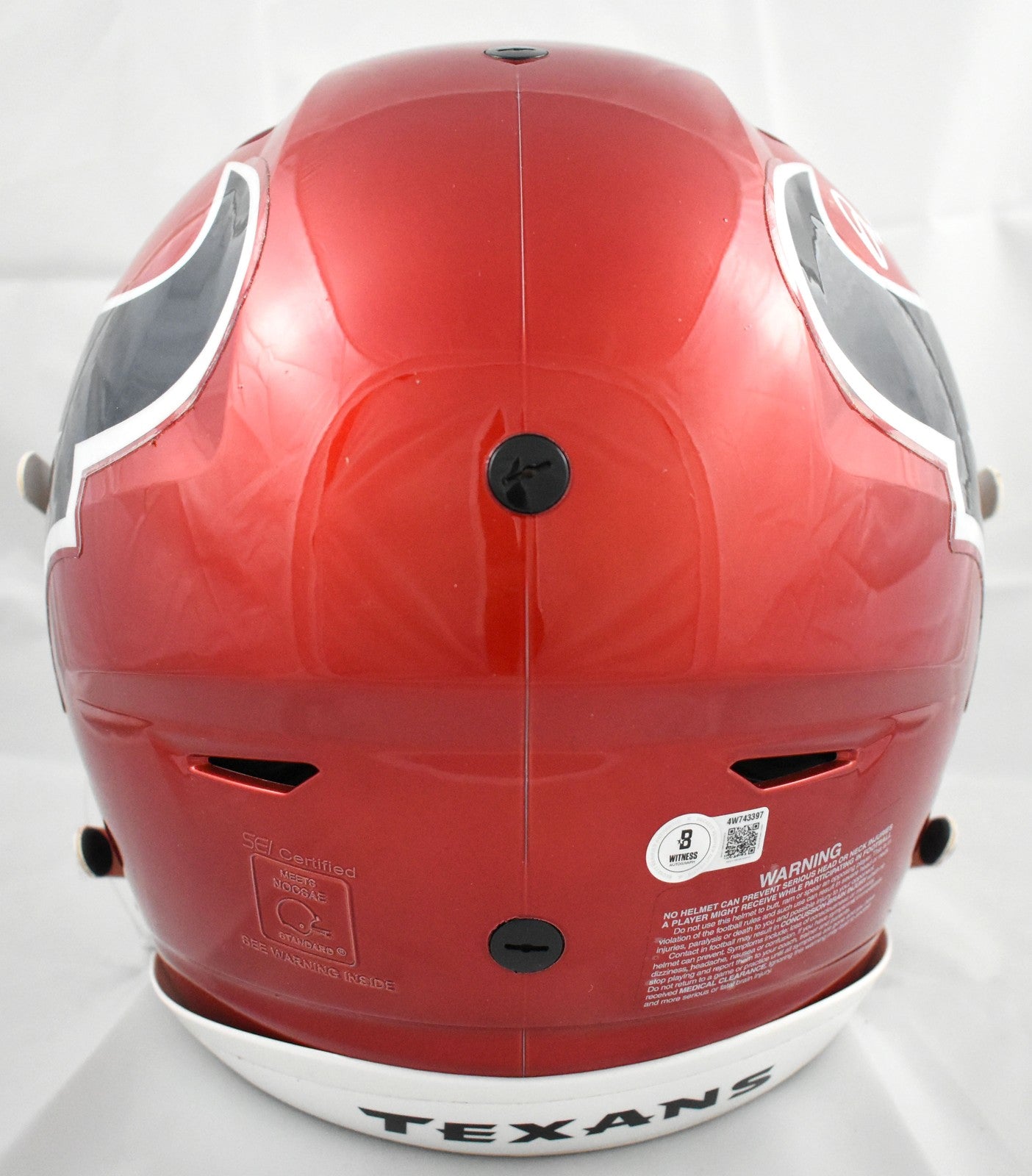 David Montgomery Signed Houston Texans Flash Full Size Speedflex Helmet