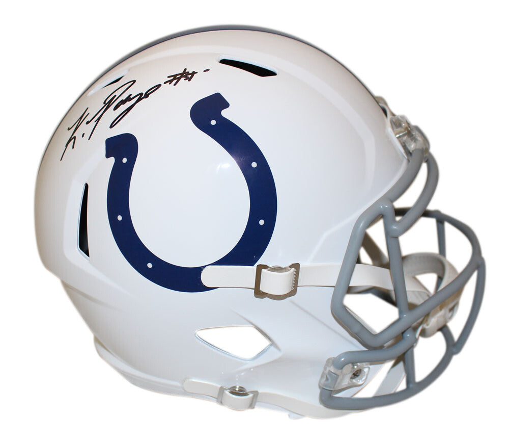 Kwity Paye Autographed Indianapolis Colts Full Size Speed Replica Helmet