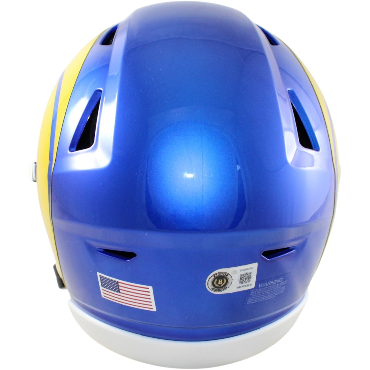 Kurt Warner Autographed Los Angeles Rams Mid-Size Helmet