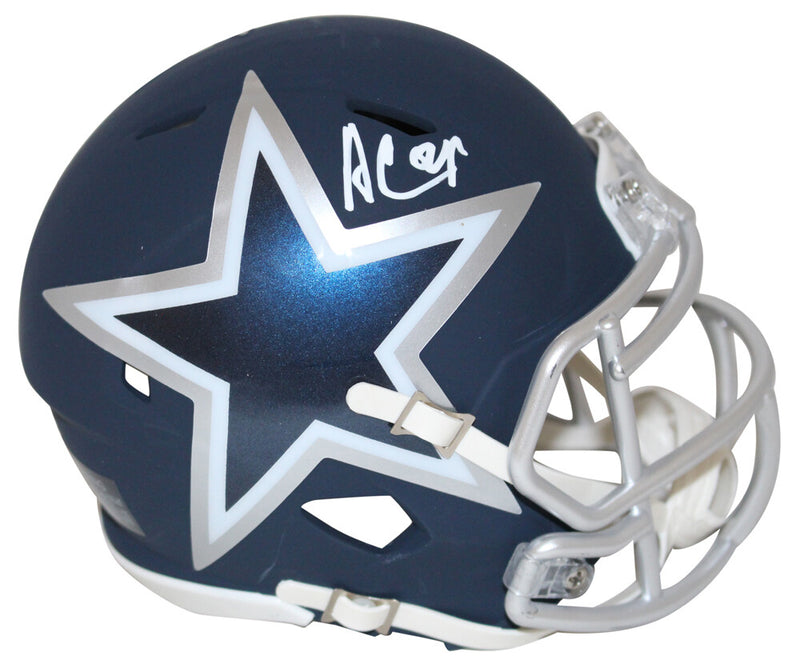 Amari Cooper Signed Dallas Cowboys AMP Alternate Mini Helmet