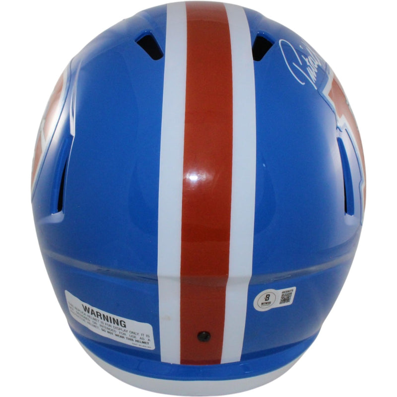 Patrick Surtain Autographed Denver Broncos Throwback Full Size Helmet