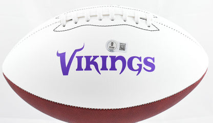 Aaron Jones Autographed Minnesota Vikings Logo Football