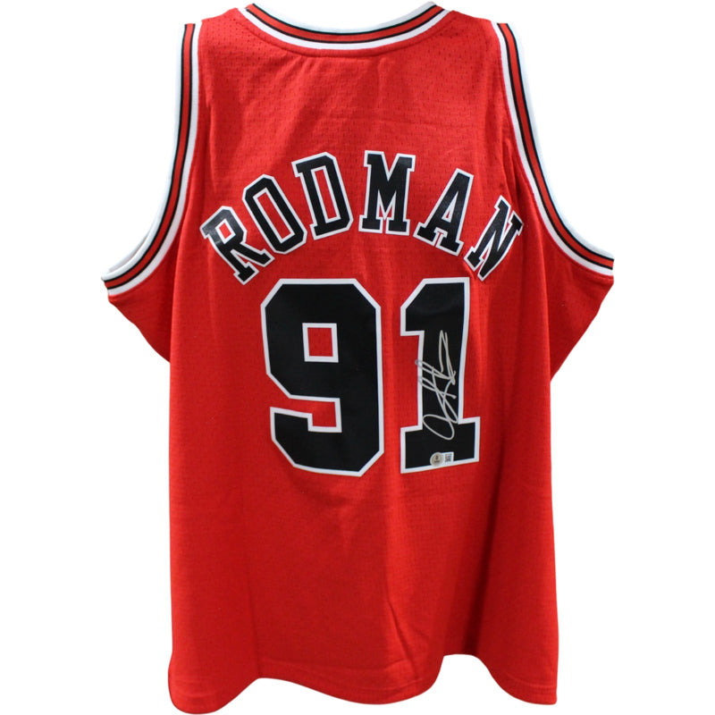 Dennis Rodman Autographed Chicago Bulls Mitchell & Ness Jersey
