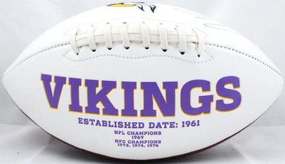 Case Keenum Autographed Minnesota Vikings Logo Football
